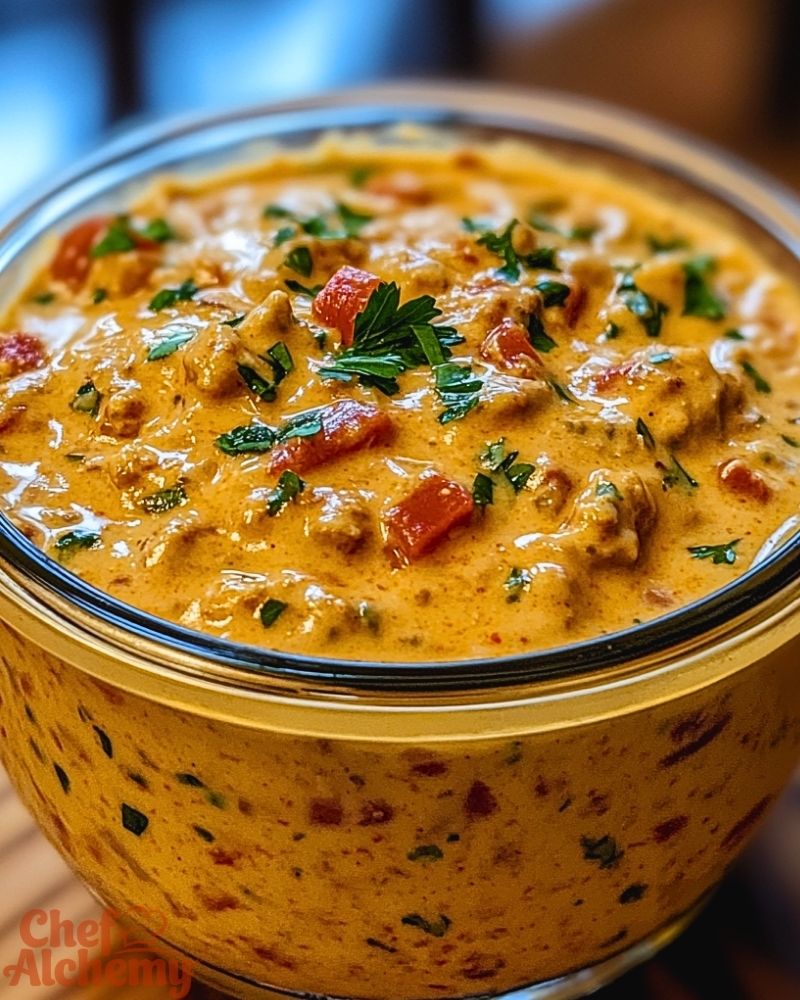 Cheesy Rotel Ranch Queso