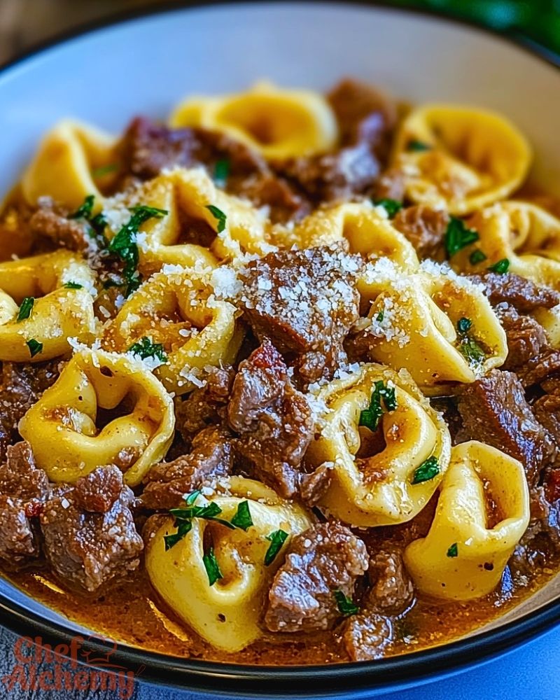 Cheesesteak Tortellini Bliss