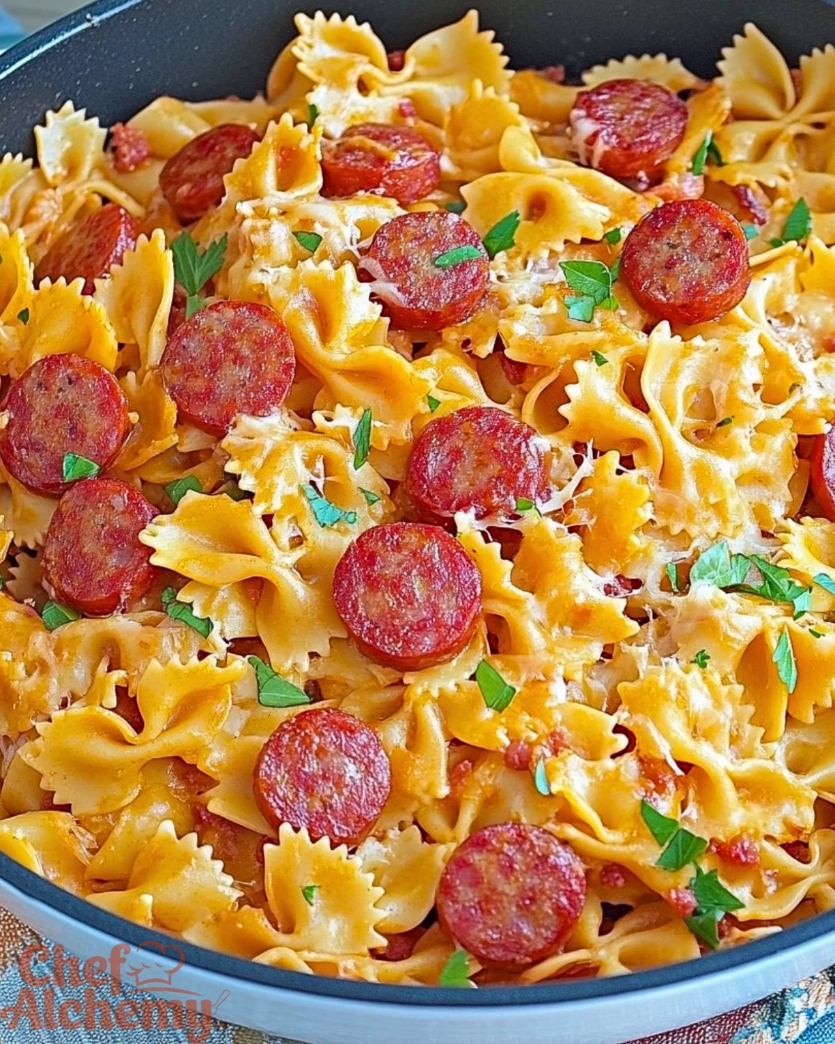 One Pot Smoked Sausage Pasta