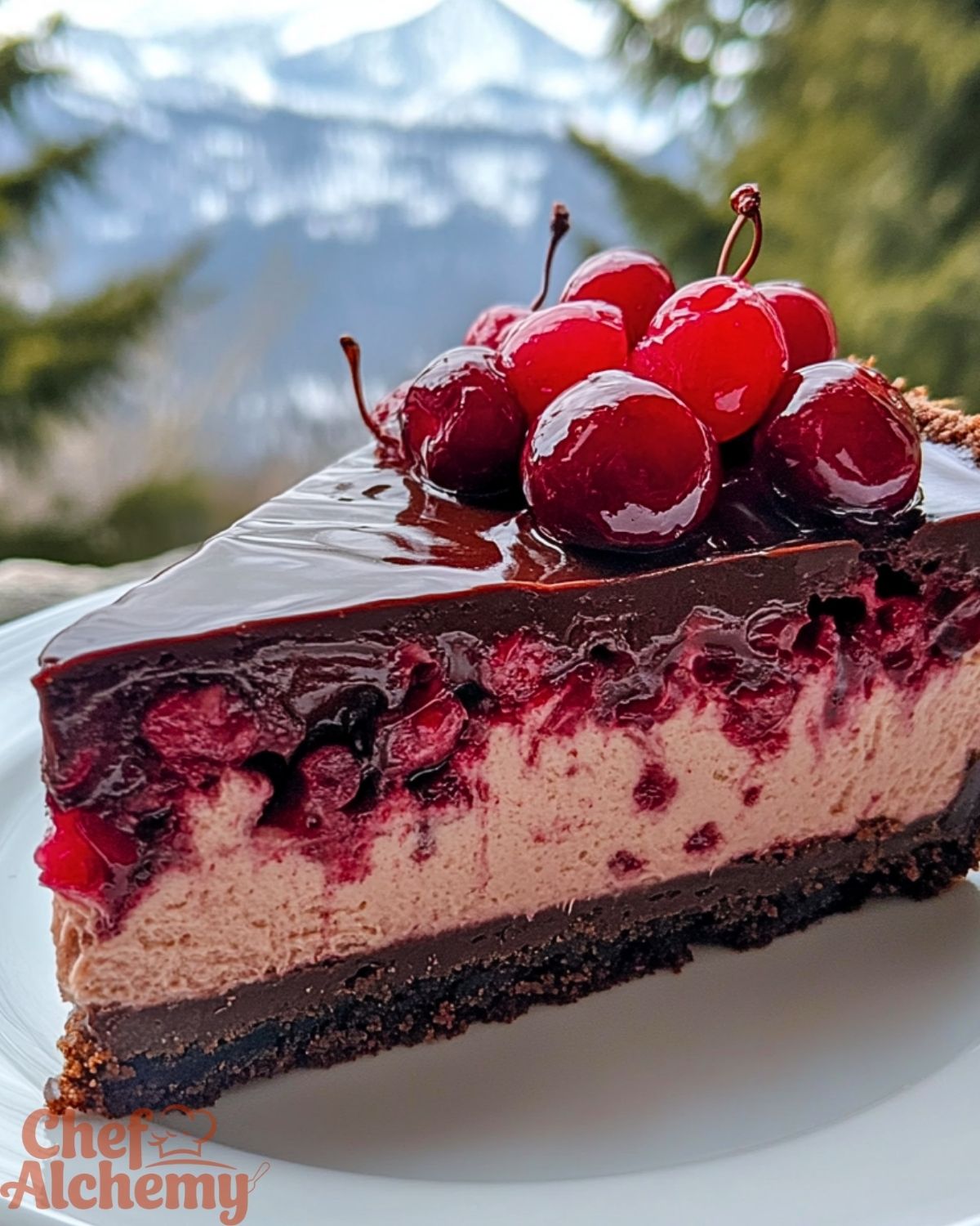 Cherry Chocolate Cheesecake