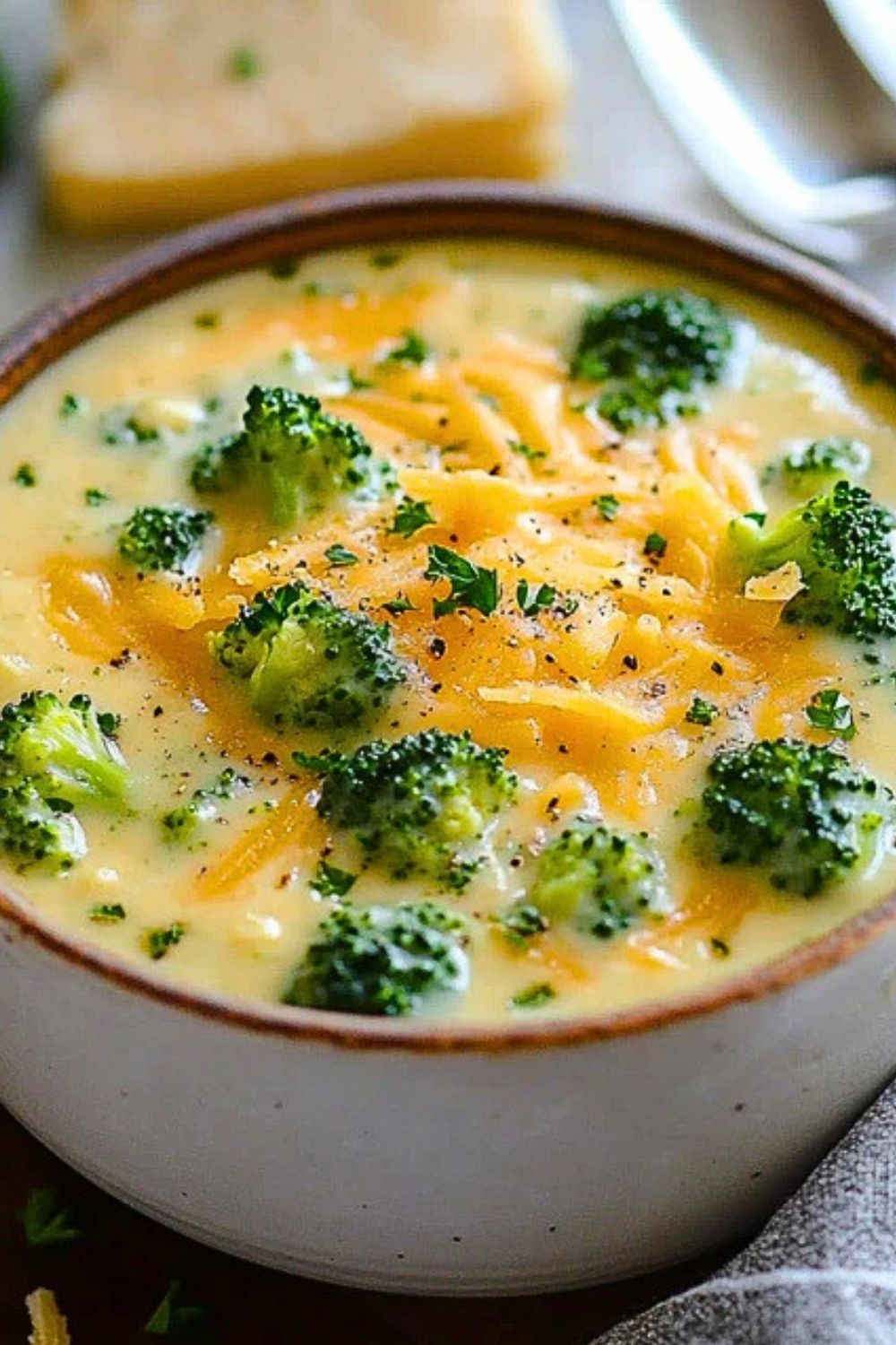20-Minute Broccoli Cheese Soup