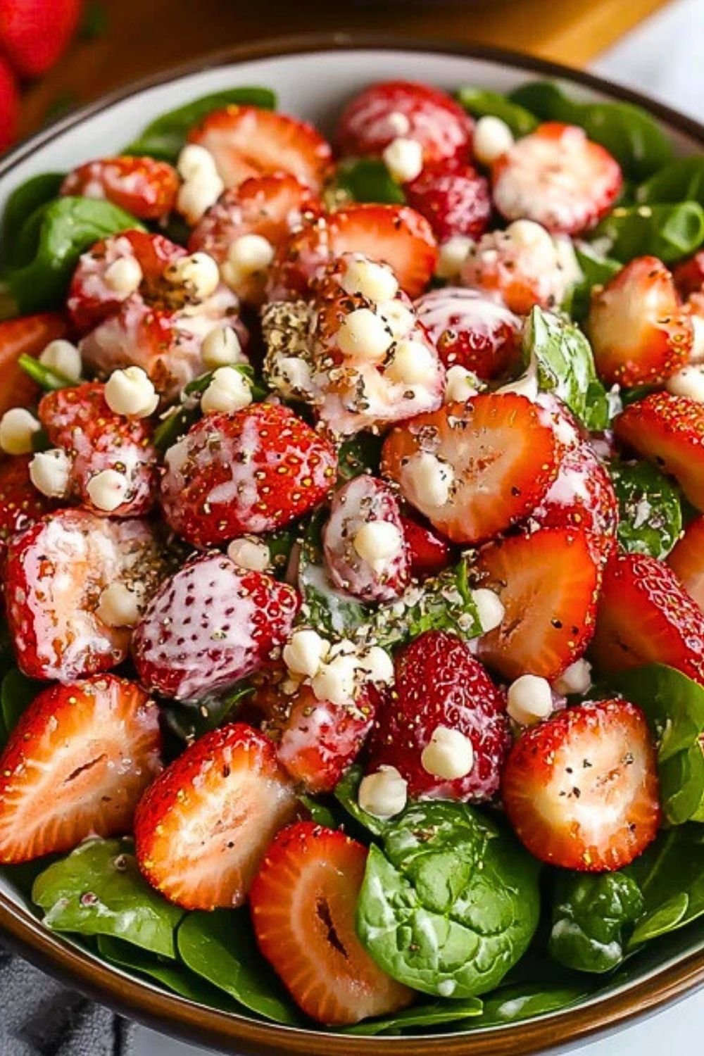 Strawberry Spinach Salad