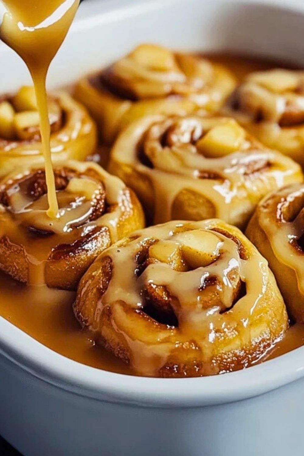 Caramel Apple Cinnamon Rolls