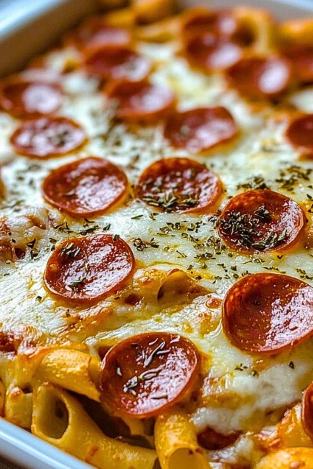 Pepperoni Pizza Casserole