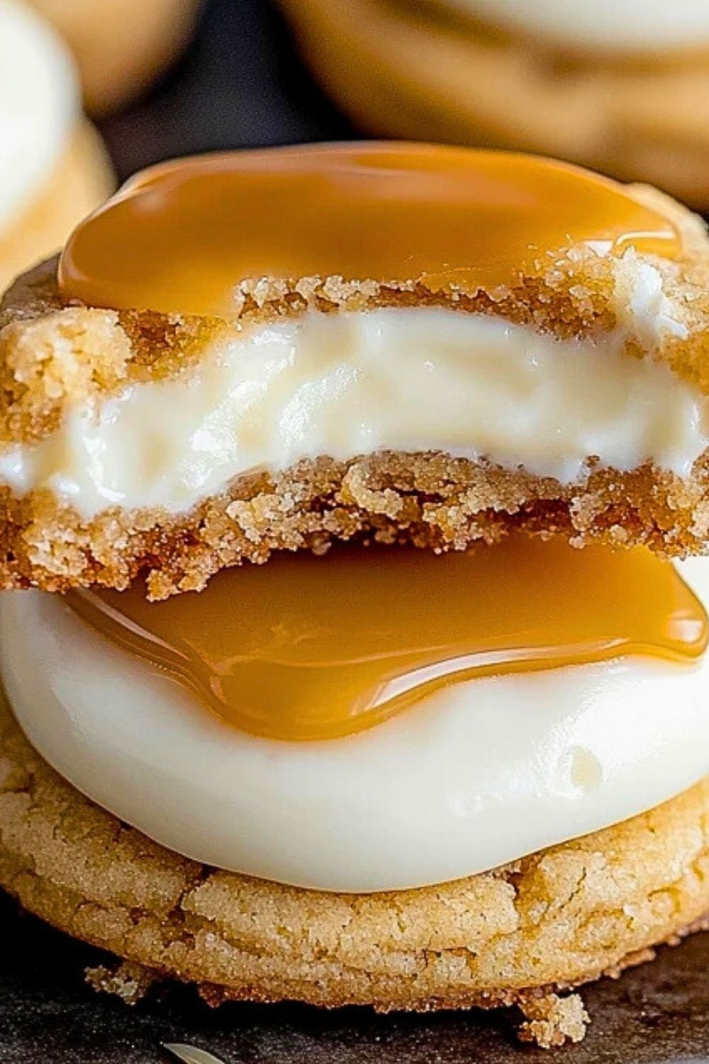 Copycat Crumbl Salted Caramel Cheesecake Cookies