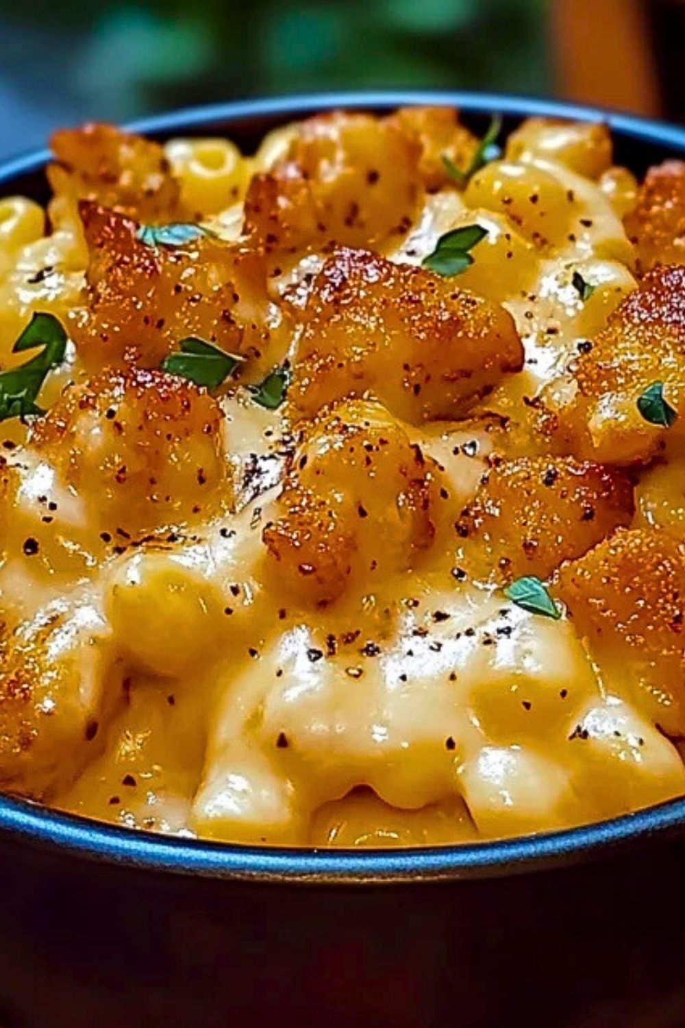 Creamy Honey Pepper Chicken Mac and Cheese Delight