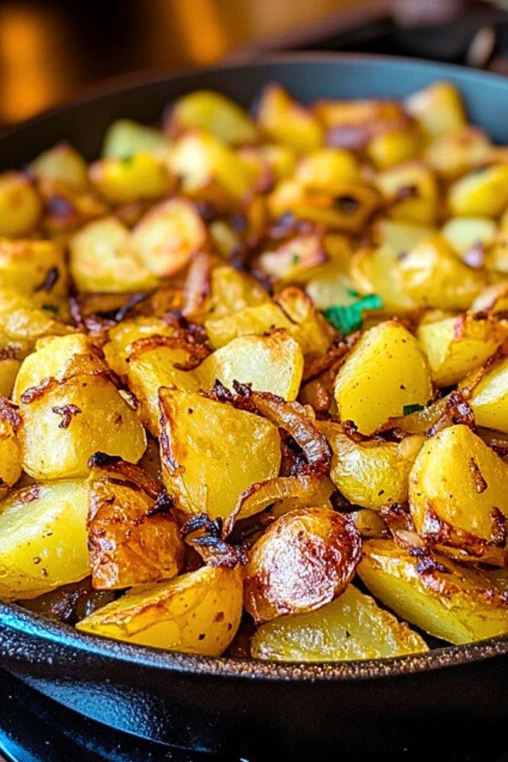 Oven Fried Potatoes & Onions