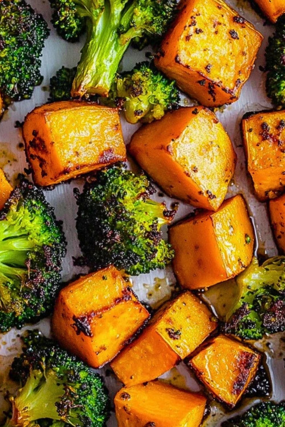Roasted Broccoli and Sweet Potatoes