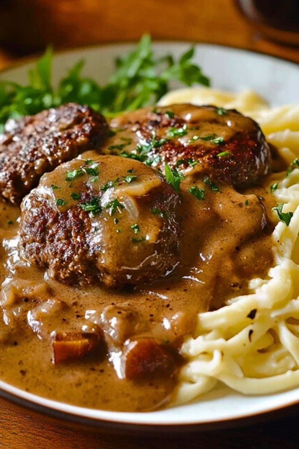 Slow Cooker Salisbury Steak