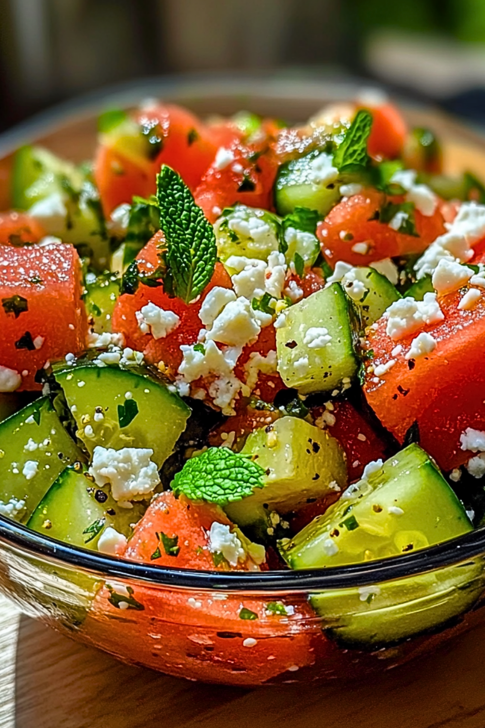 Summer-Perfect Watermelon Cucumber Salad Recipe