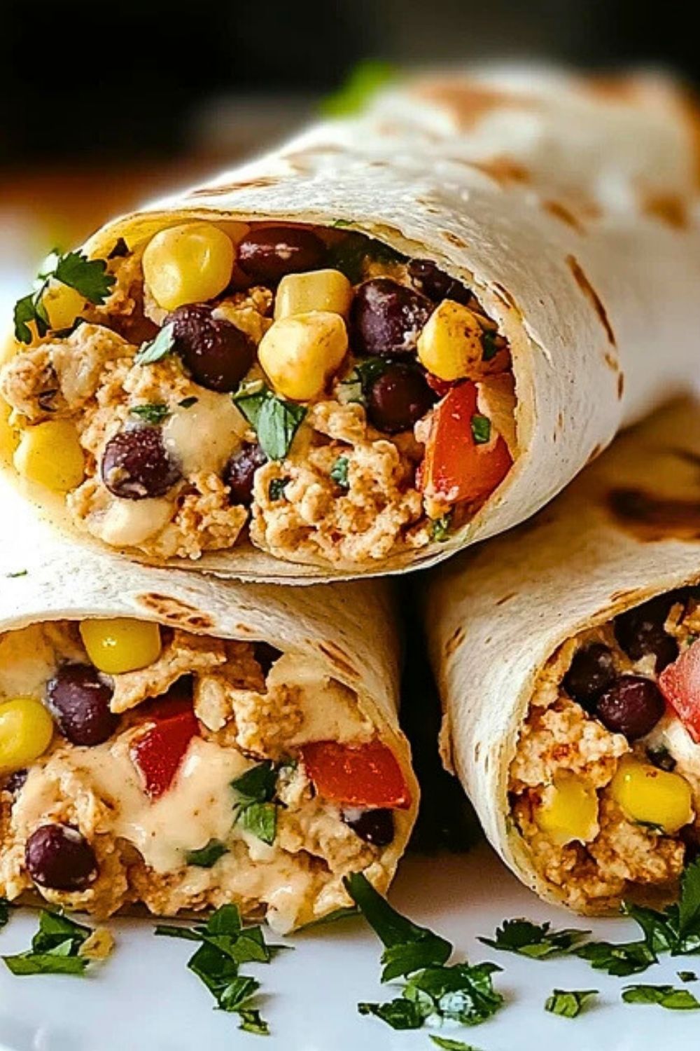 High Protein Breakfast Burritos Recipe