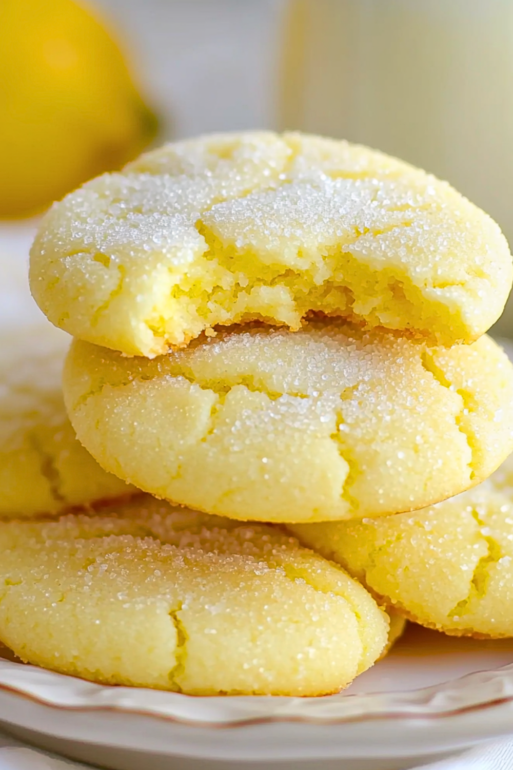 Lemon Sugar Cookies Recipe