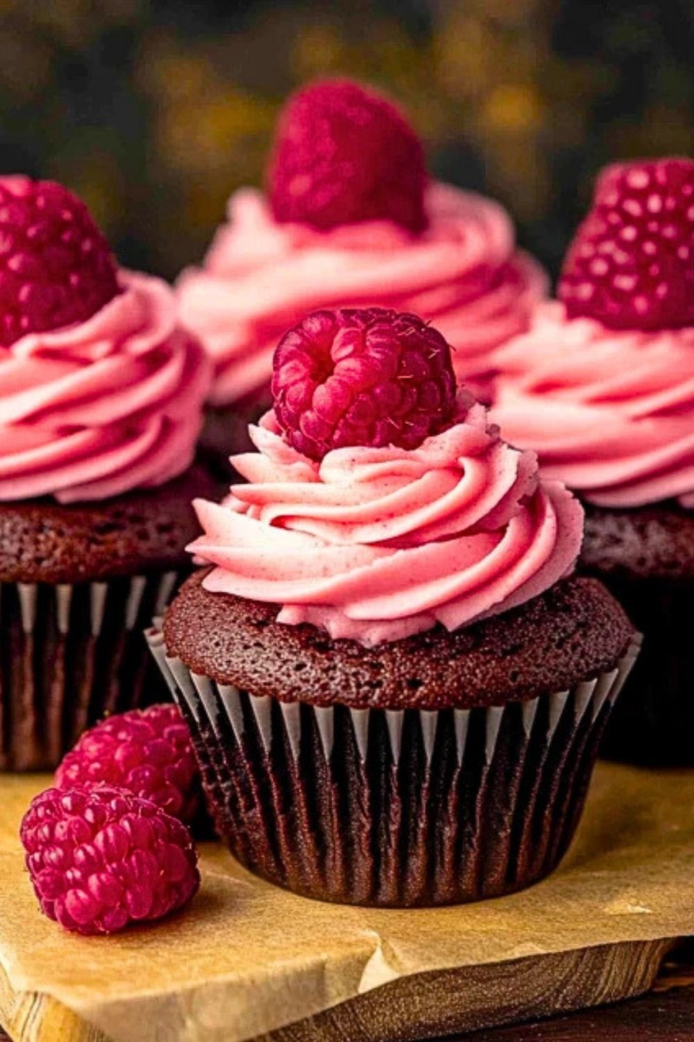 Chocolate Raspberry Cupcakes Recipe