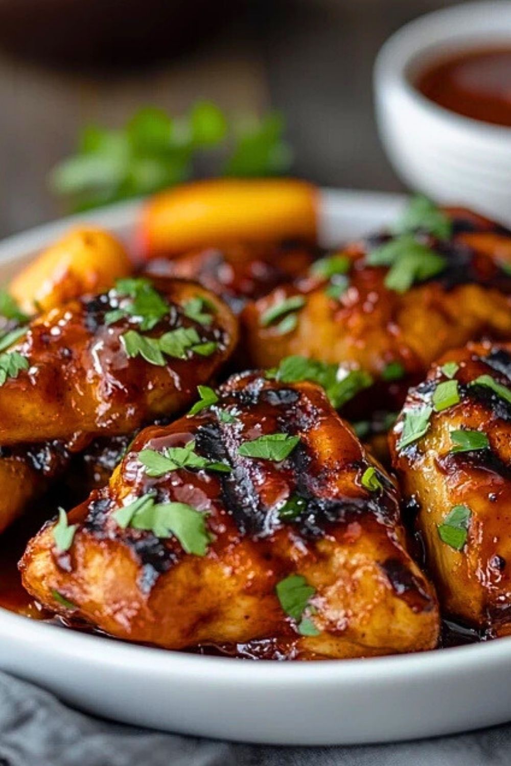 Bourbon Peach BBQ Chicken Recipe