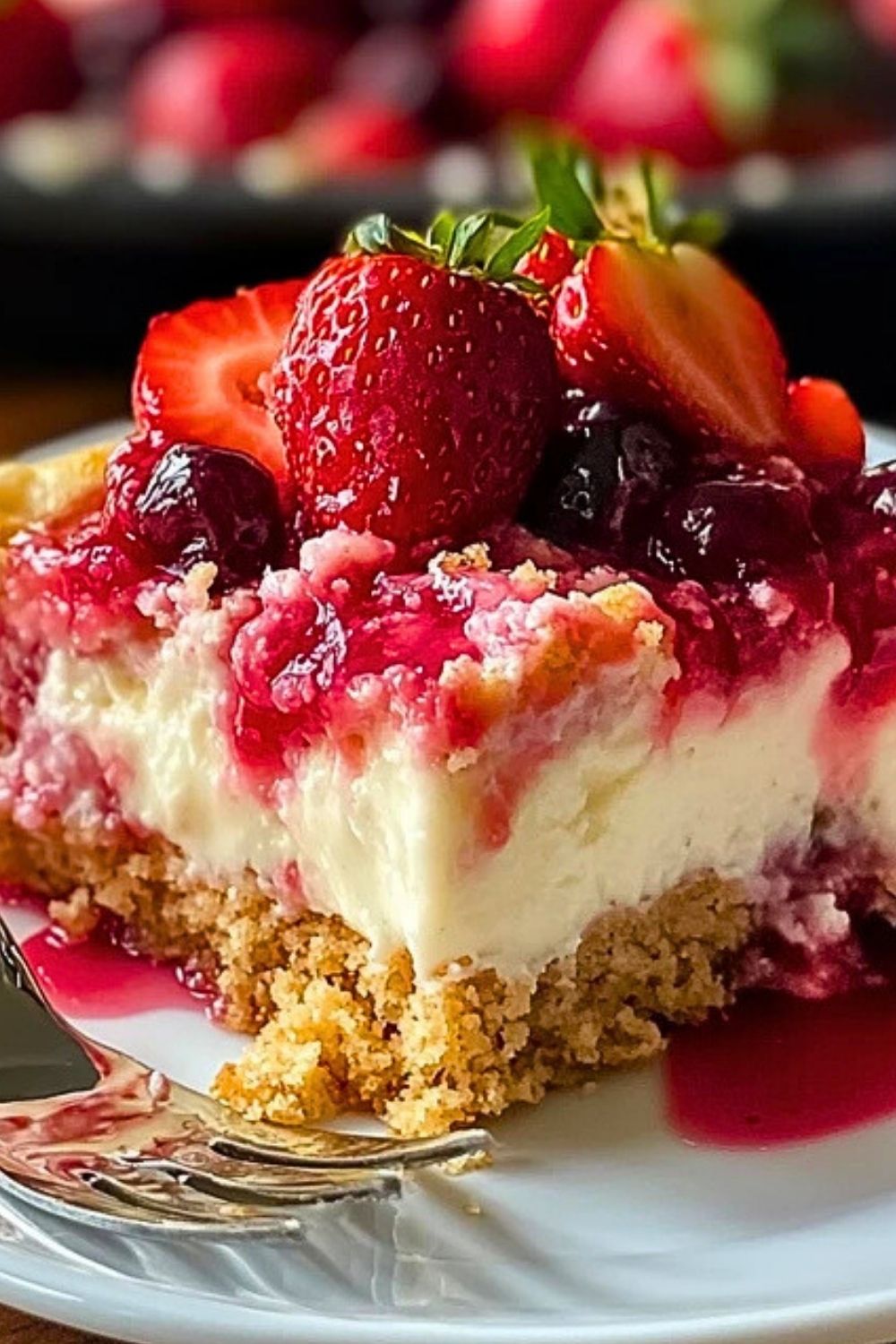 Strawberry Cheesecake Dump Cake Recipe