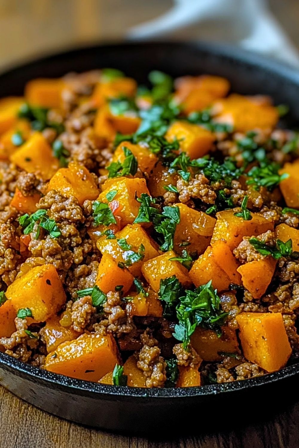 Ground Turkey Sweet Potato Skillet Recipe