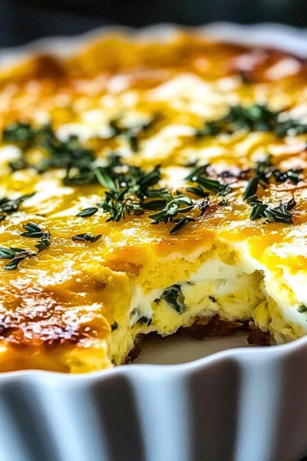Keto Cottage Cheese Egg Bake