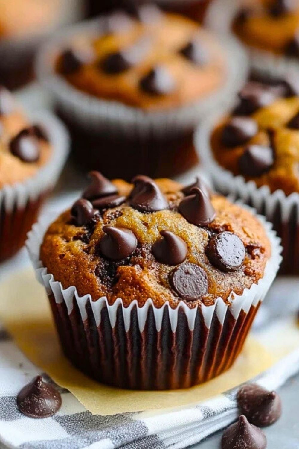 One Bowl Banana Chocolate Muffins
