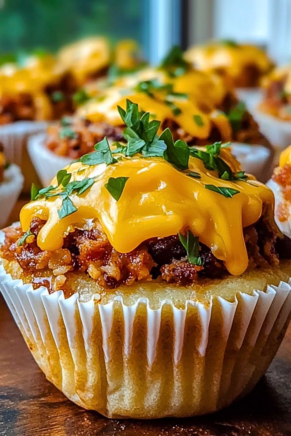 Cheesy Taco Cupcakes