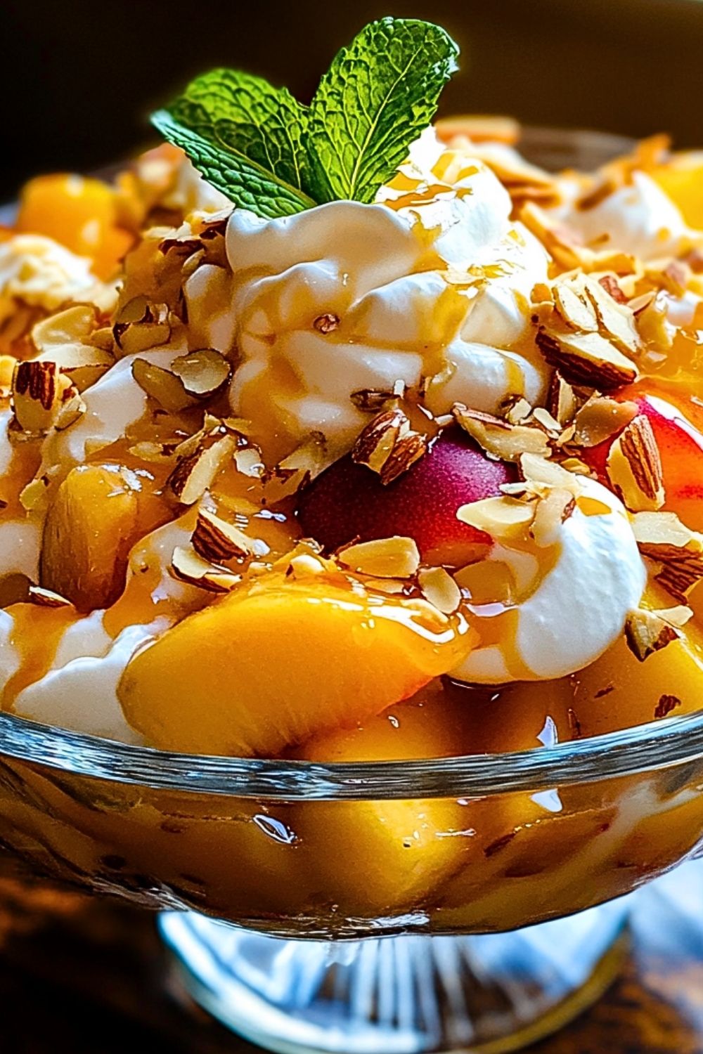 Millionaire Peach Salad