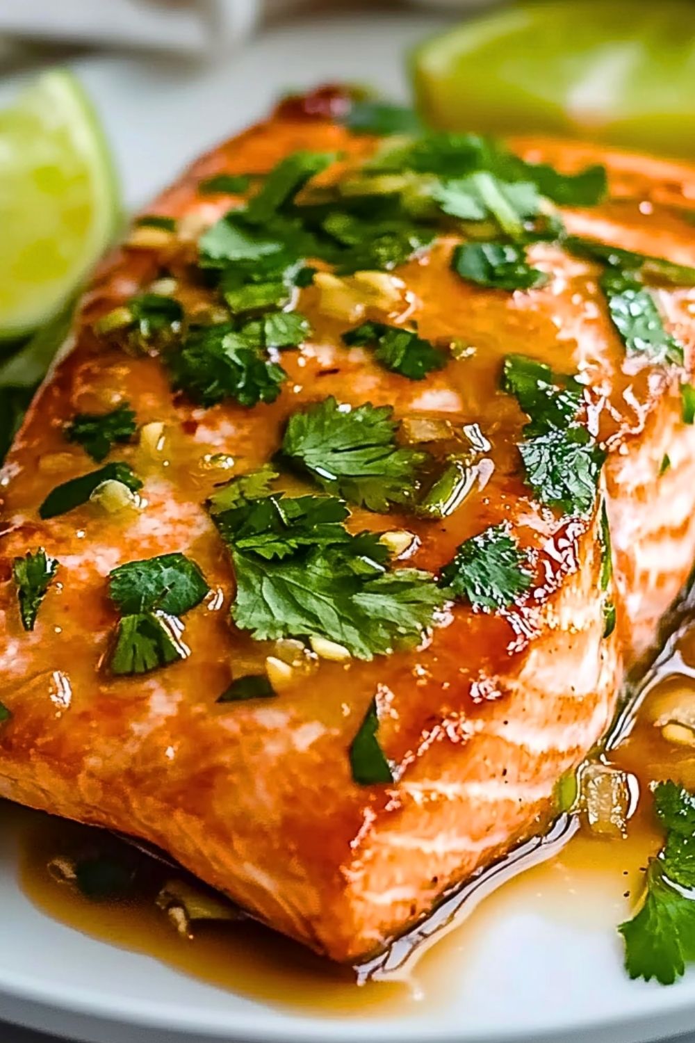 Cilantro Lime Honey Garlic Salmon