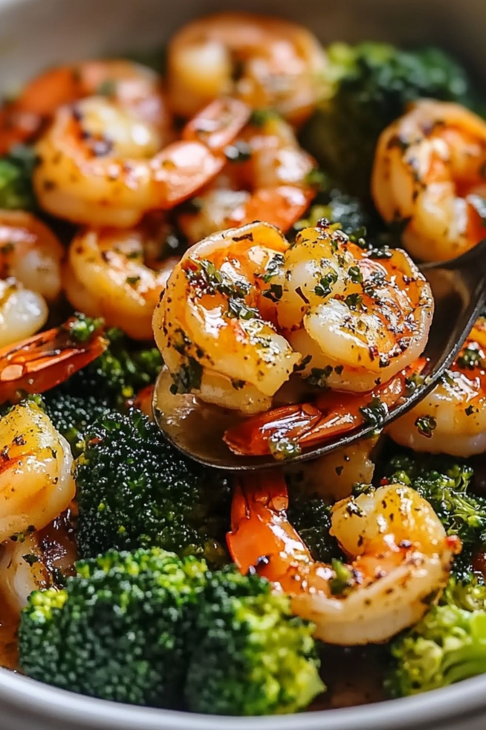 Garlic Butter Shrimp and Broccoli