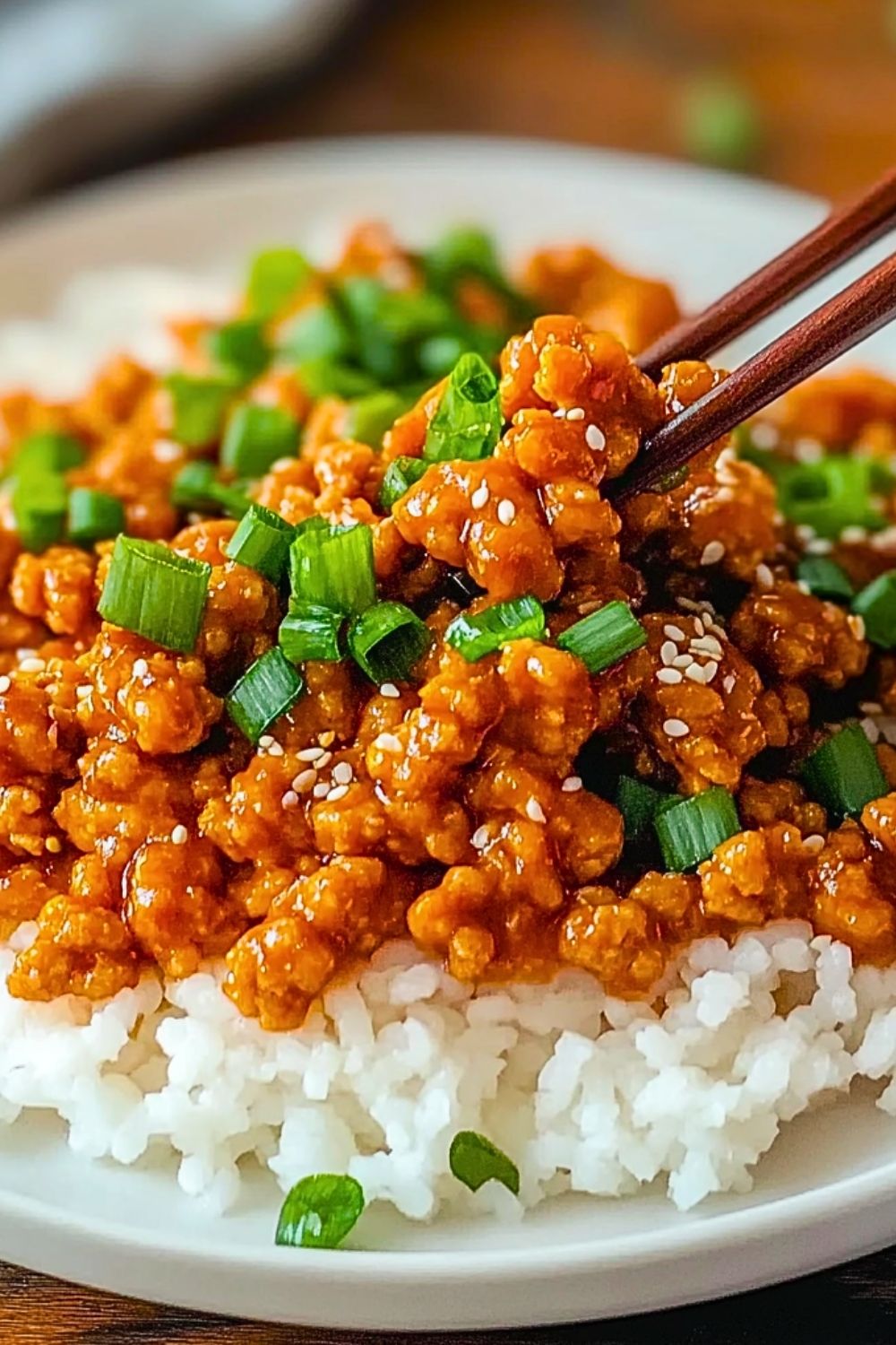 Orange Ground Chicken