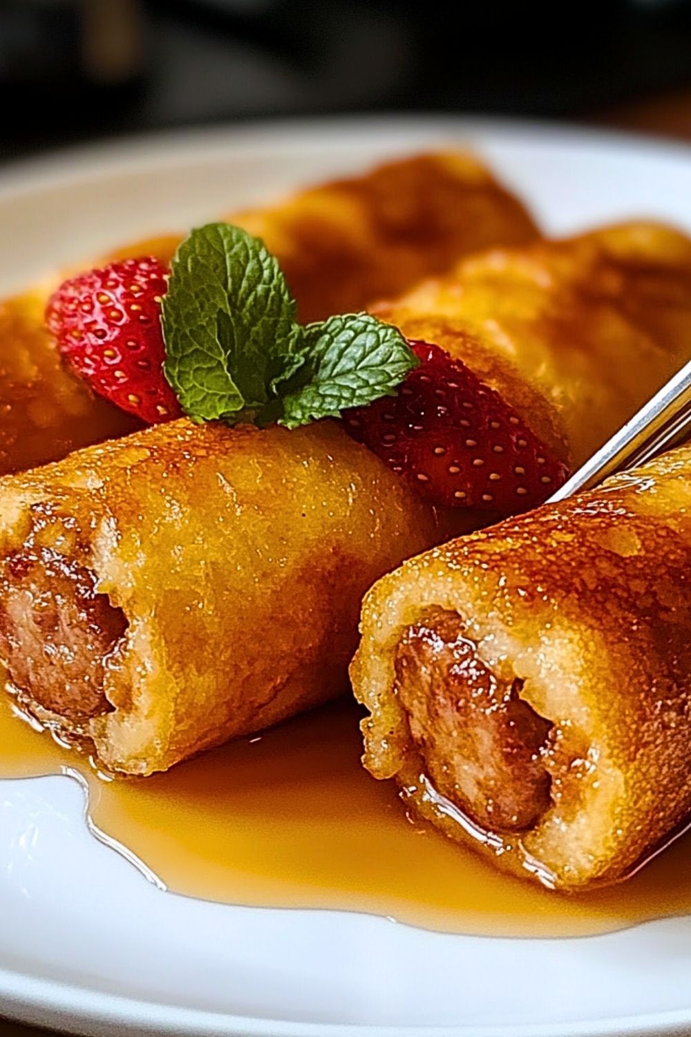 Sausage French Toast Roll-Ups