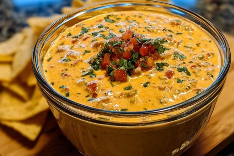 Cheesy Rotel Ranch Queso