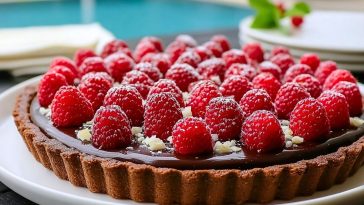 Chocolate Raspberry Tart