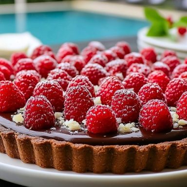 Chocolate Raspberry Tart