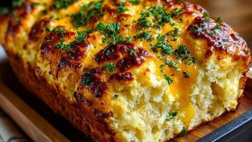 Easy Cheesy Biscuit Loaf