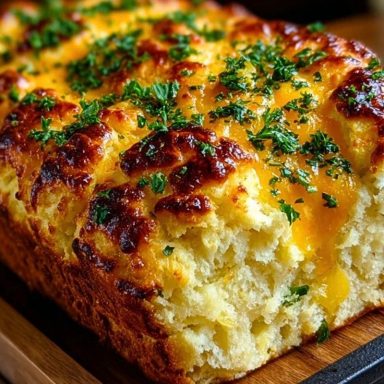 Easy Cheesy Biscuit Loaf