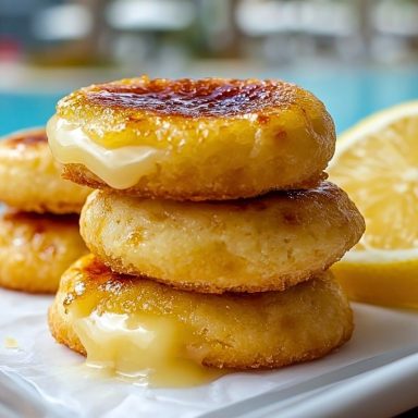 Gourmet Lemon Crème Brûlée Cookies