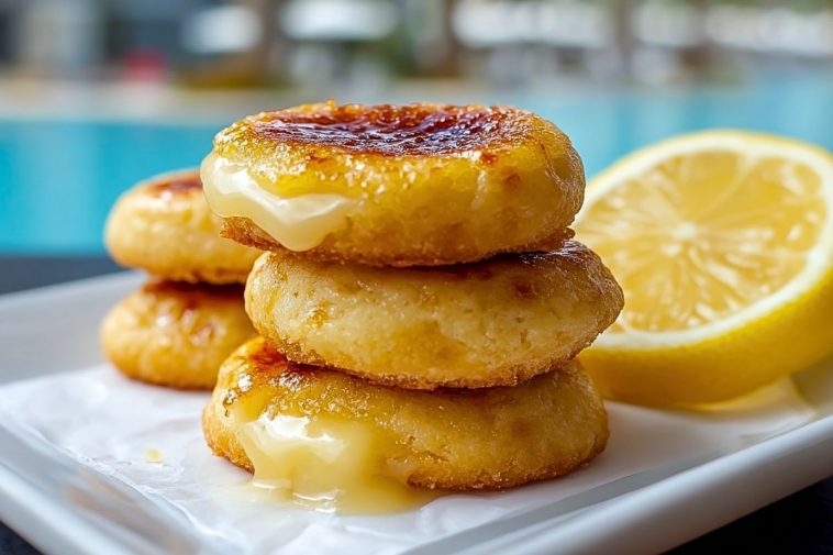 Gourmet Lemon Crème Brûlée Cookies
