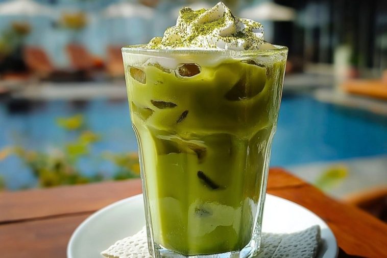 Iced Brown Sugar Matcha Latte
