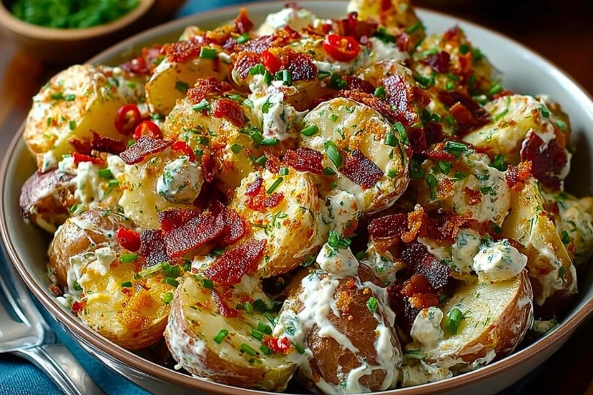 Jalapeno Popper Potato Salad