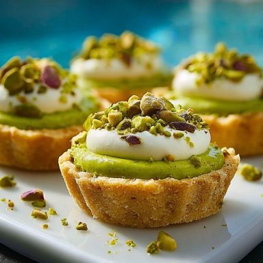 Mini Pistachio Tartlets