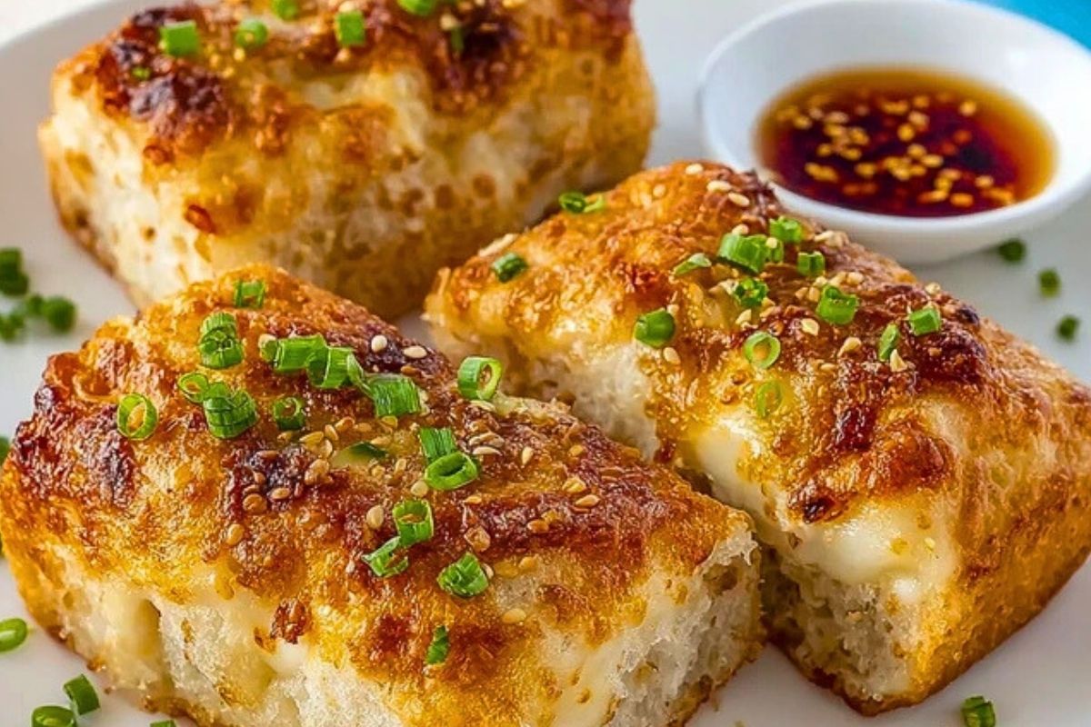 Soft Cheesy Onion Bread