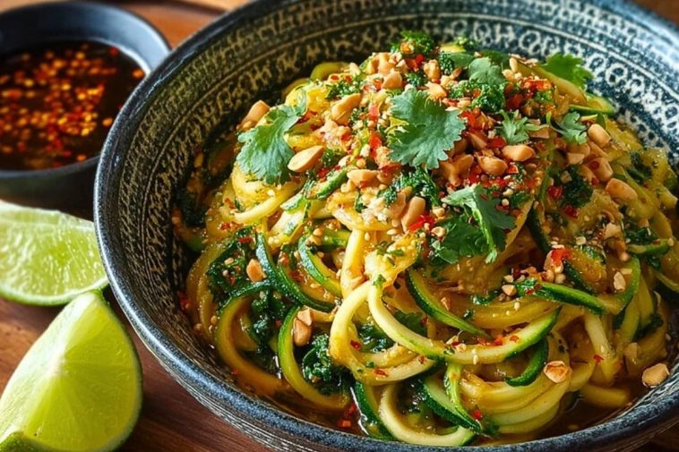 Zucchini Pad Thai Low Carb