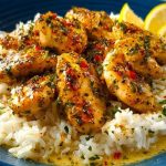 Chicken Scampi with Creamy Garlic Parmesan Rice 1