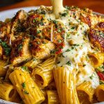 Creamy Cajun Chicken Rigatoni with Garlic Mozzarella Sauce 1