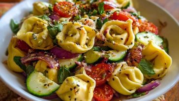 Garden Tortellini Pasta Salad