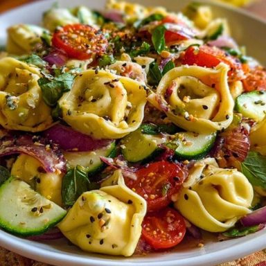 Garden Tortellini Pasta Salad