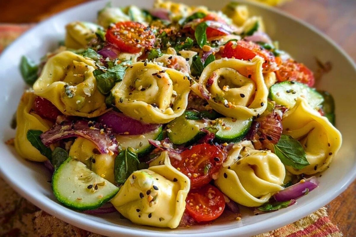 Garden Tortellini Pasta Salad