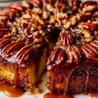 Pecan Upside Down Cake