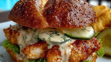 Spicy Chicken Sandwich with Creamy Homemade Sauce