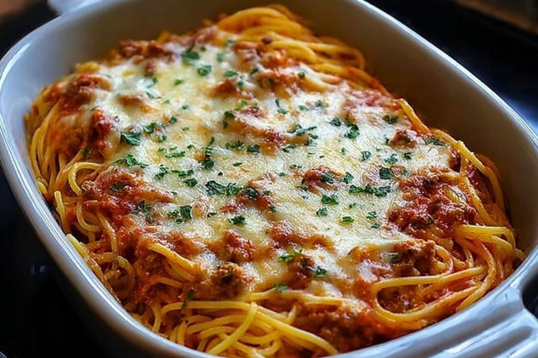 Baked Cream Cheese Spaghetti Recipe