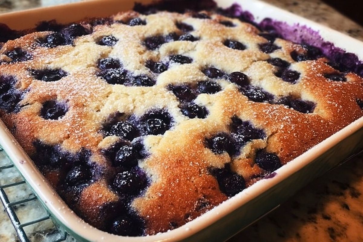 Blueberry Buttermilk Breakfast Cake