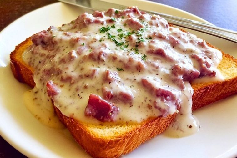 Creamed Chipped Beef on Toast Recipe